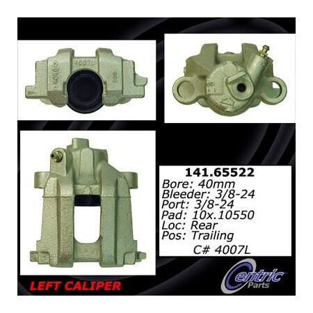 Centric Semi-Loaded Brake Caliper, Parts, 141.65522 141.65522